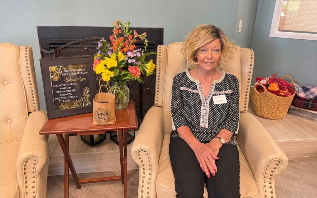 Honoring Volunteer Barb Stringfellow at Celebration Villa Reedsville